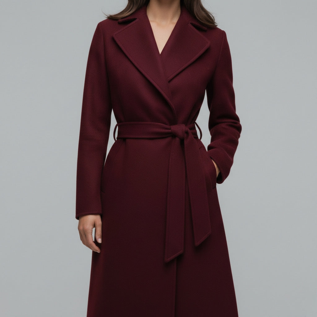 VICTORIA Double Breasted Long Coat