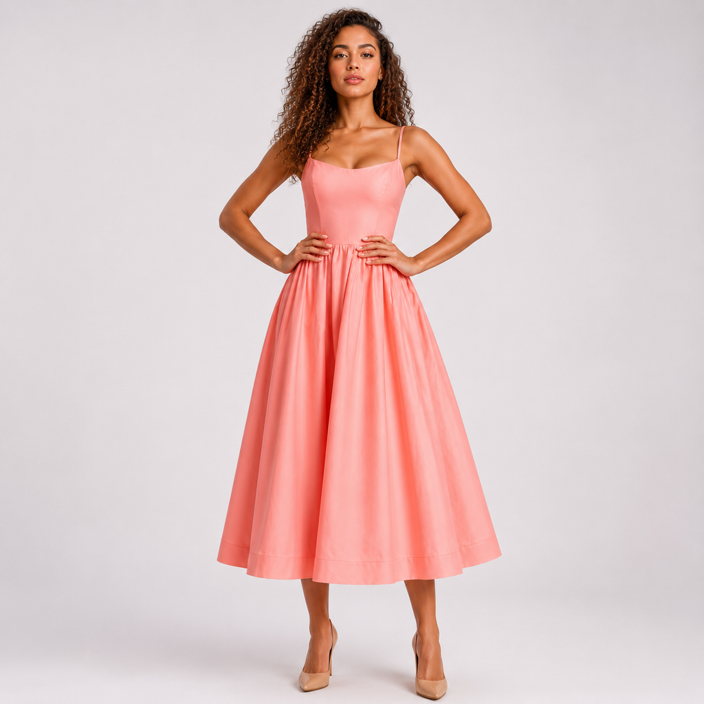 VIOLETTE Backless Smooth Maxi Dress