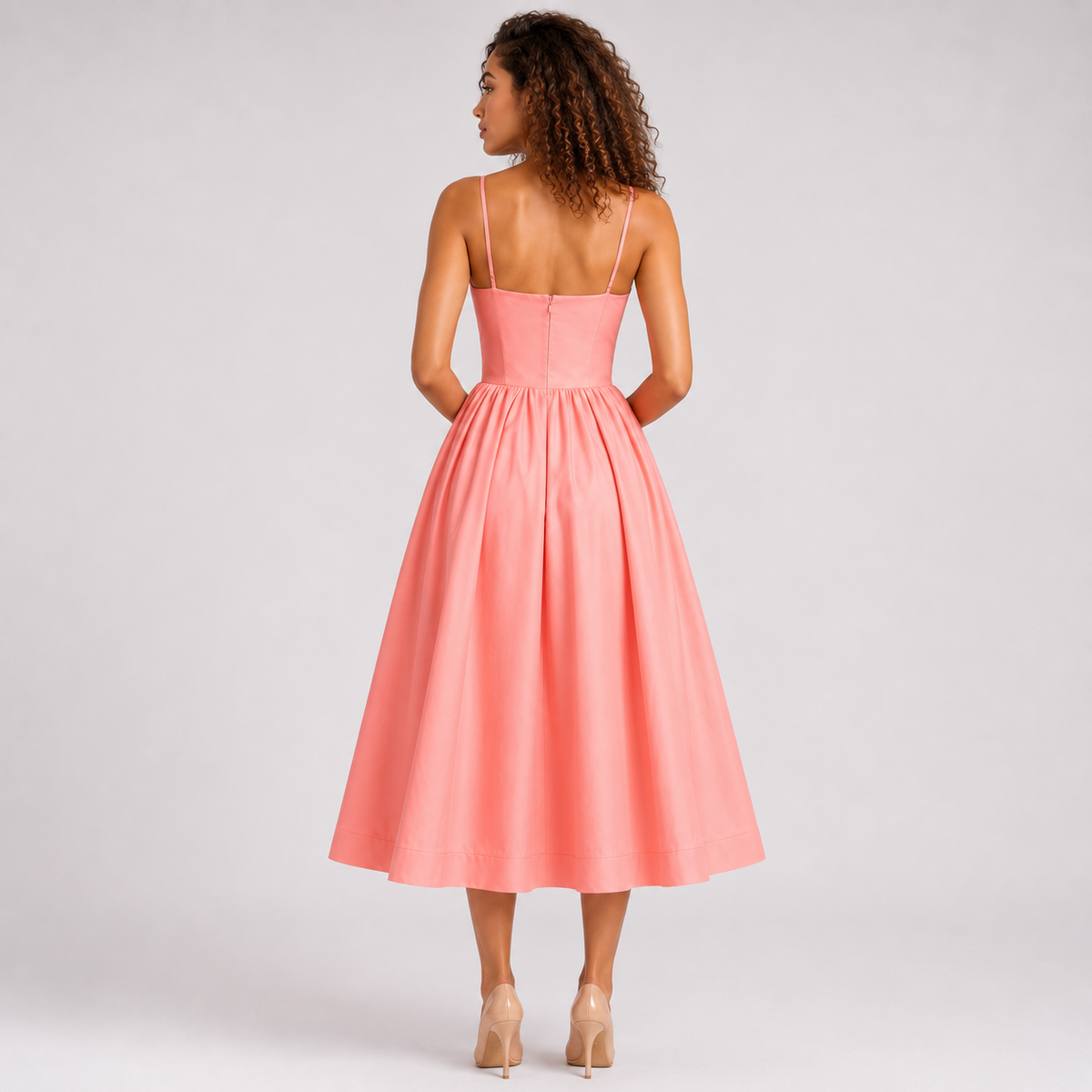 VIOLETTE Backless Smooth Maxi Dress