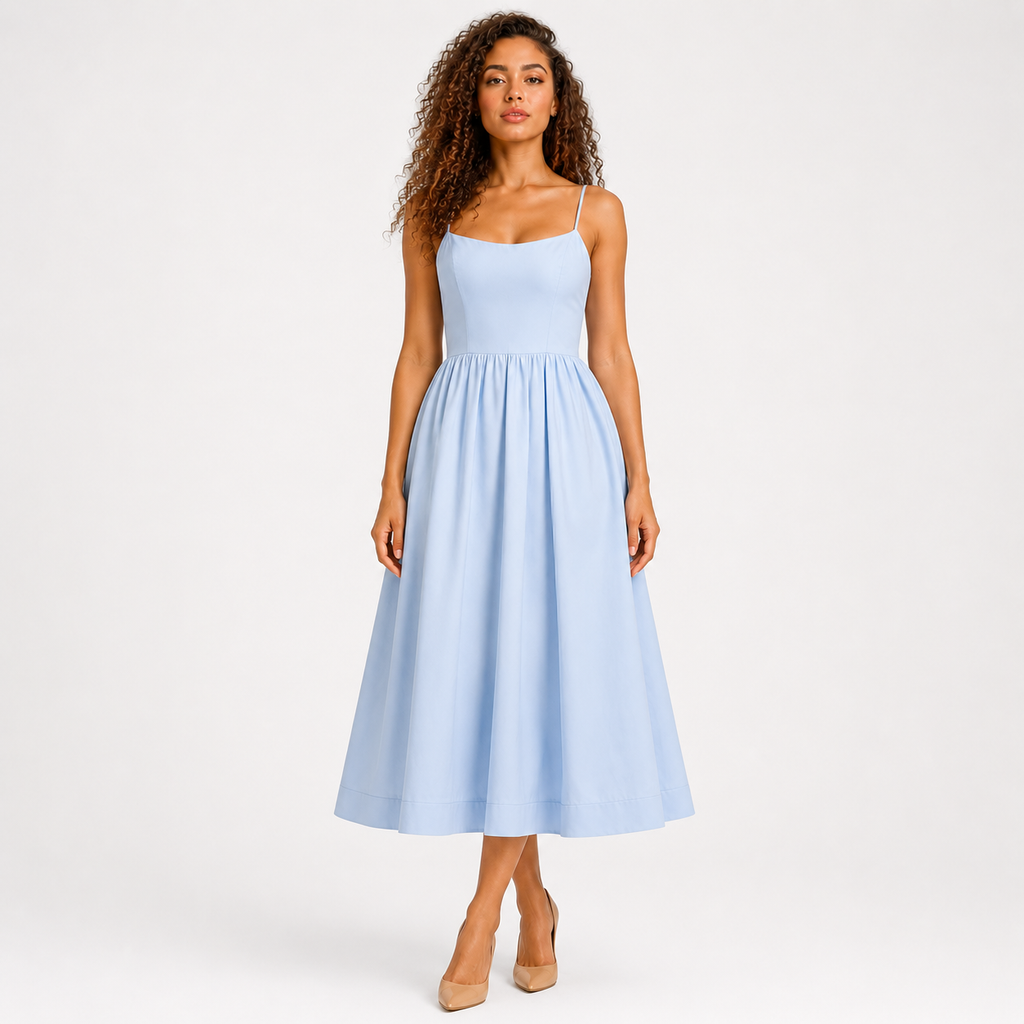 VIOLETTE Backless Smooth Maxi Dress