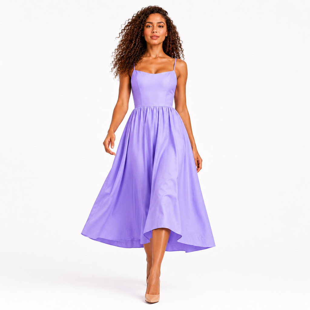 VIOLETTE Backless Smooth Maxi Dress