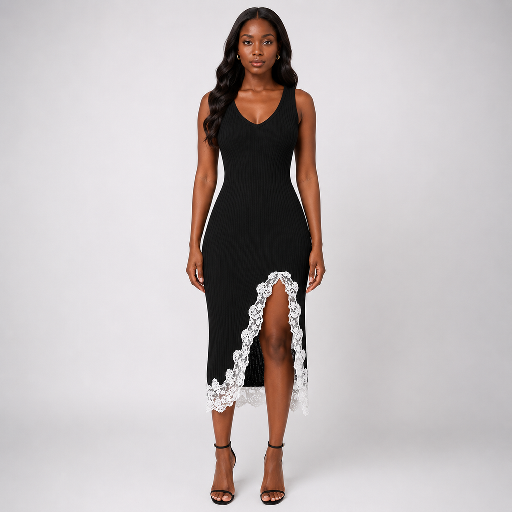 VIOLETTE Embroidered Strapless Mini Dress