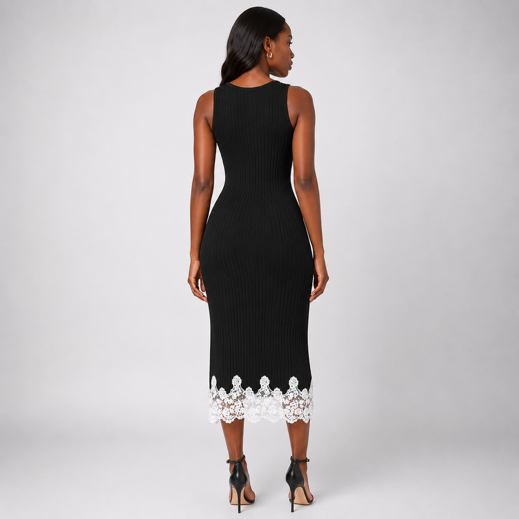 VIOLETTE Embroidered Strapless Mini Dress