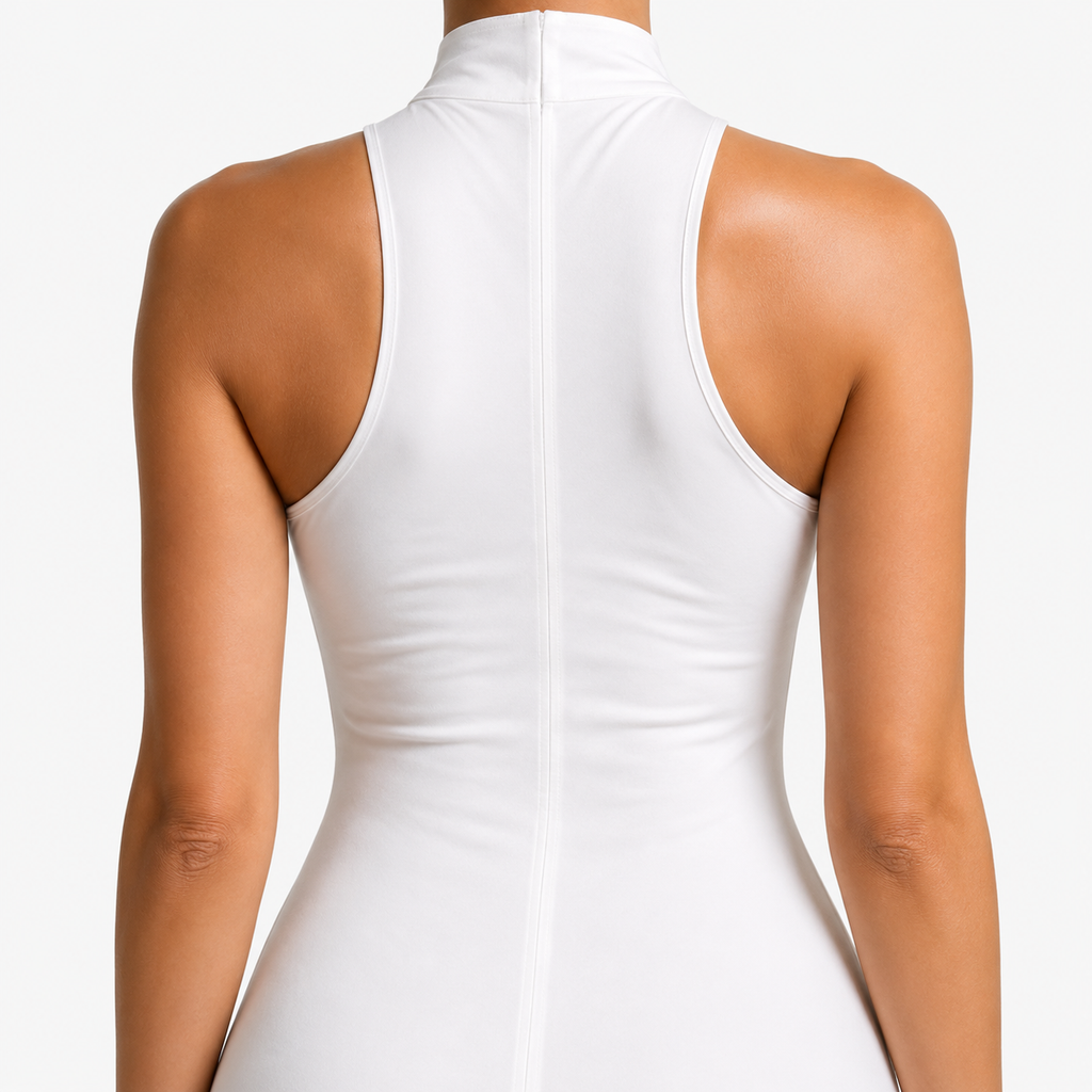 VIOLETTE Halter Smooth Maxi Dress