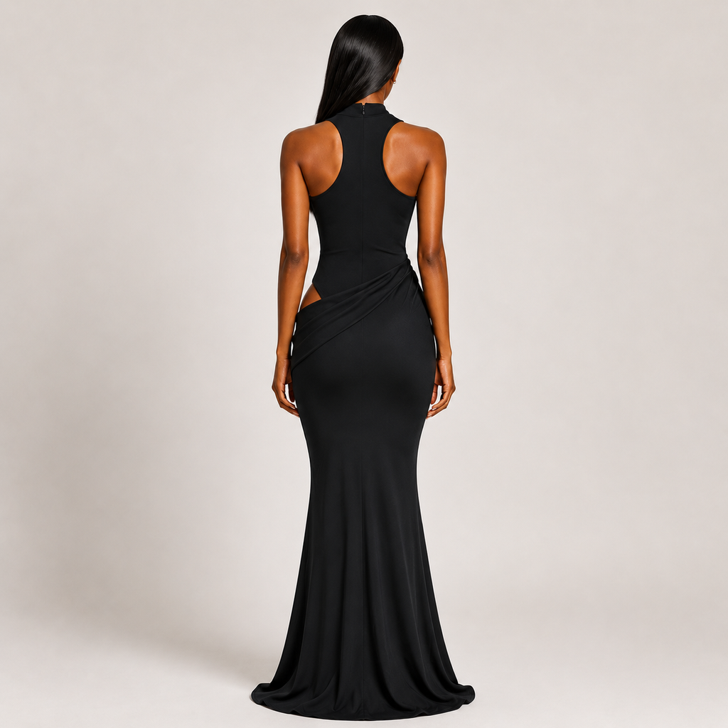 VIVICA Satin Maxi Dress