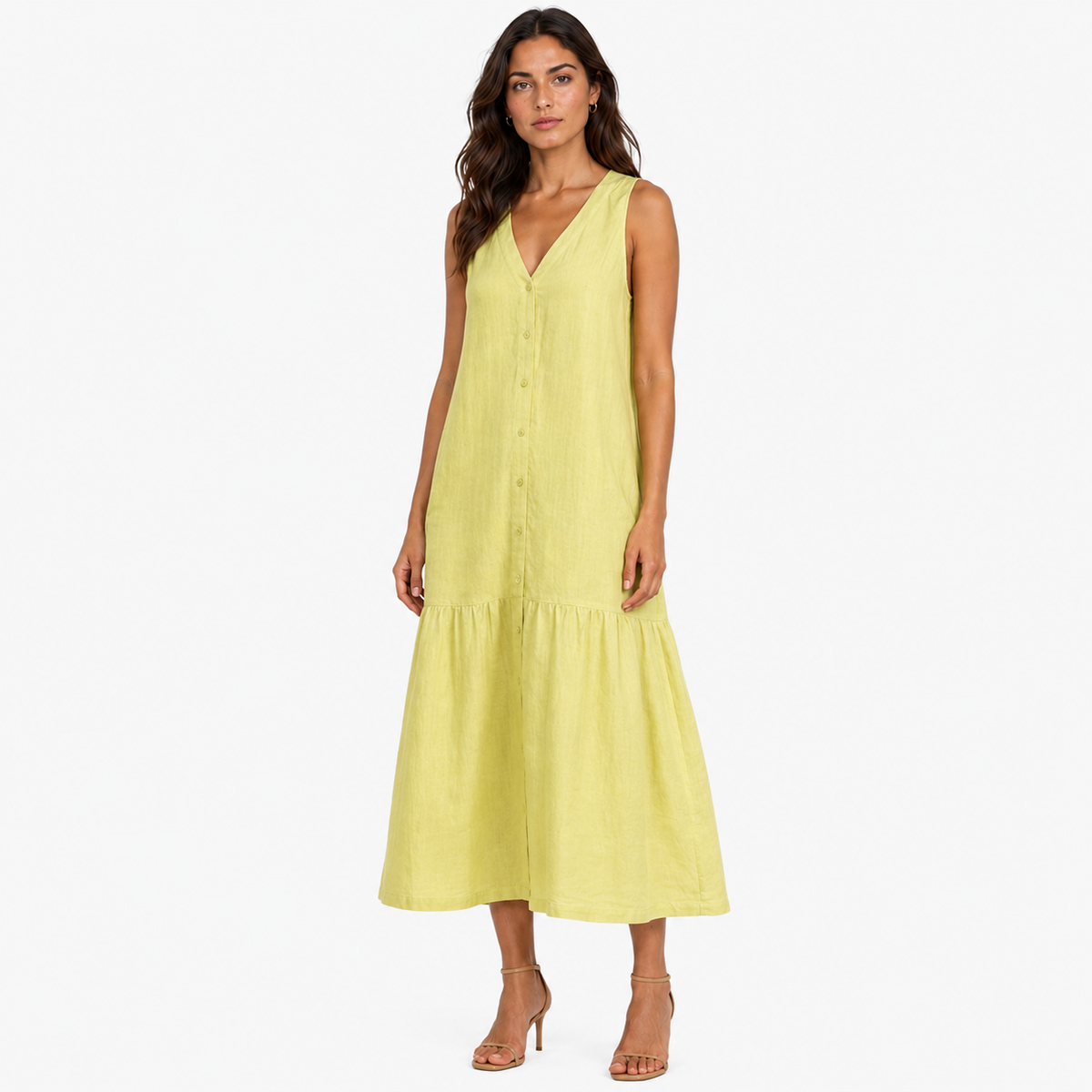 WILLA Pocketed Silky-Soft Midi Dress