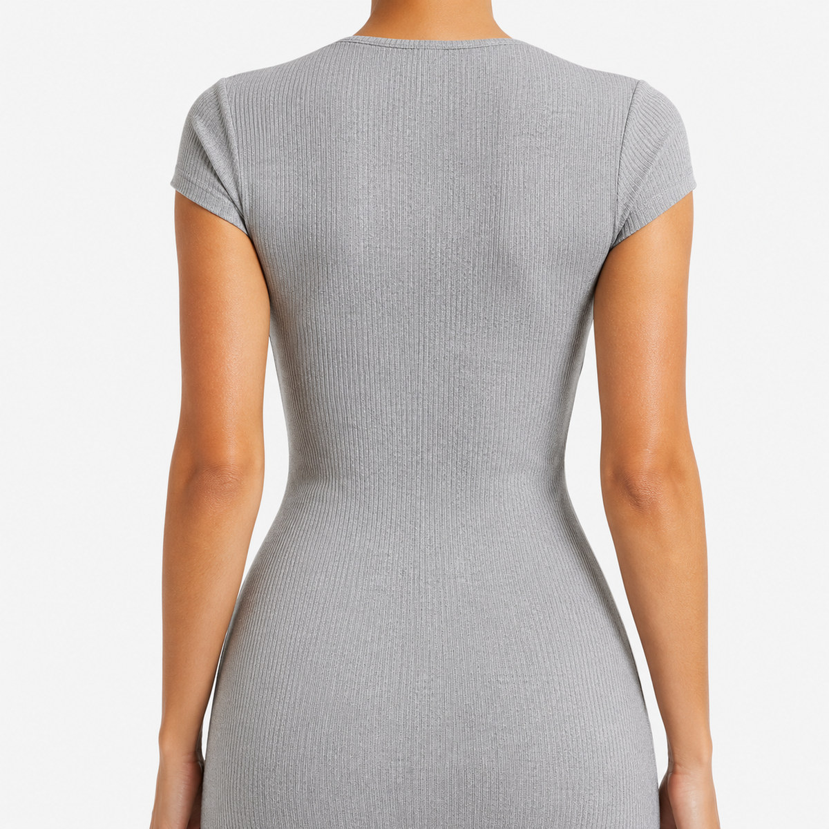 ZARELLE Bodycon Silky-Soft Mini Dress